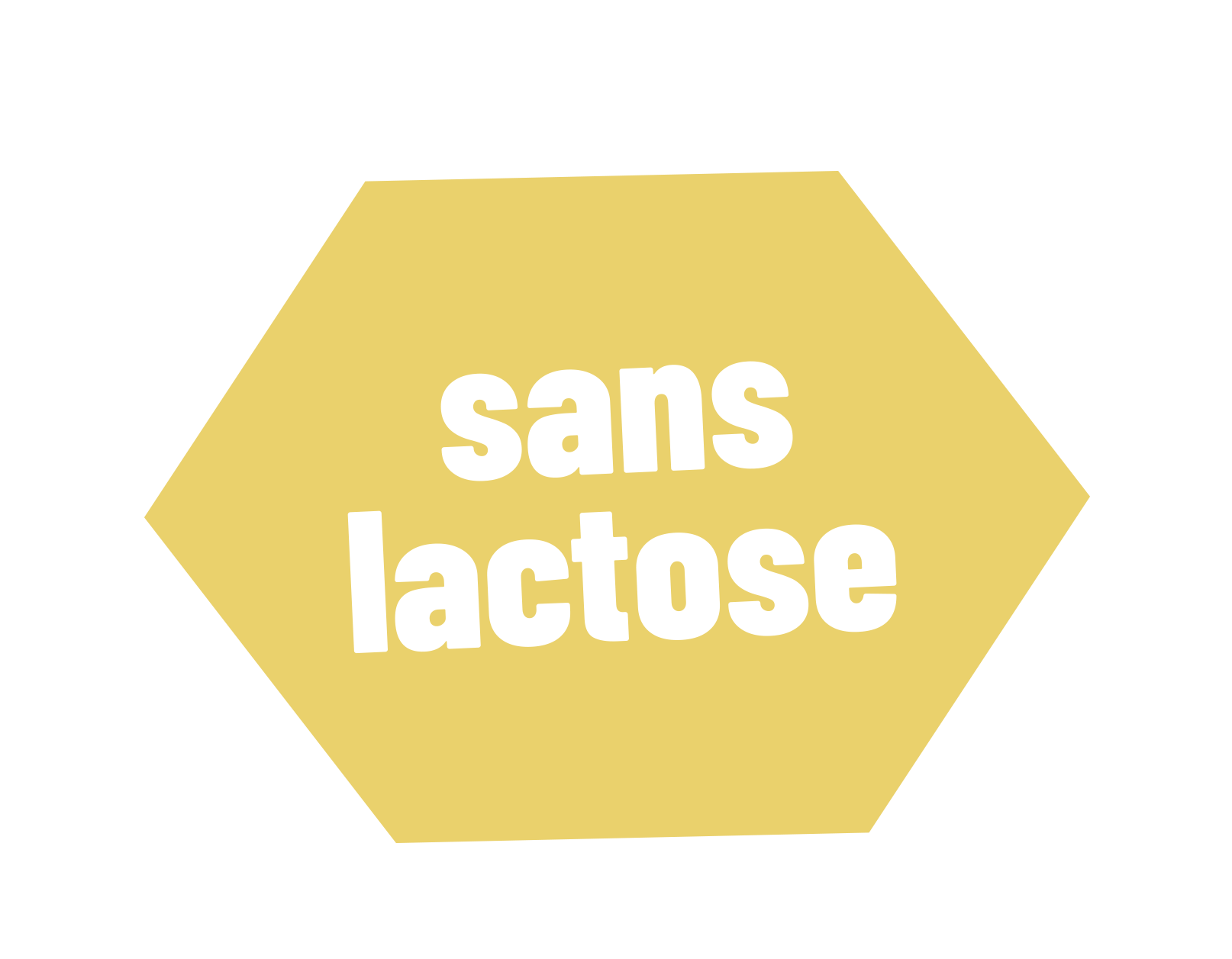 Sans lactose